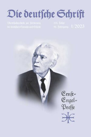 Die deutsche Schrift, Heft 1-2023