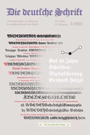 Die deutsche Schrift 3‑2025