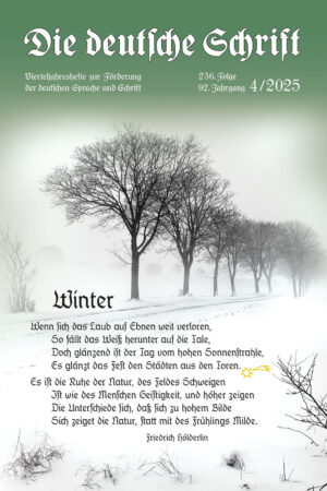 Die deutsche Schrift 4‑2025
