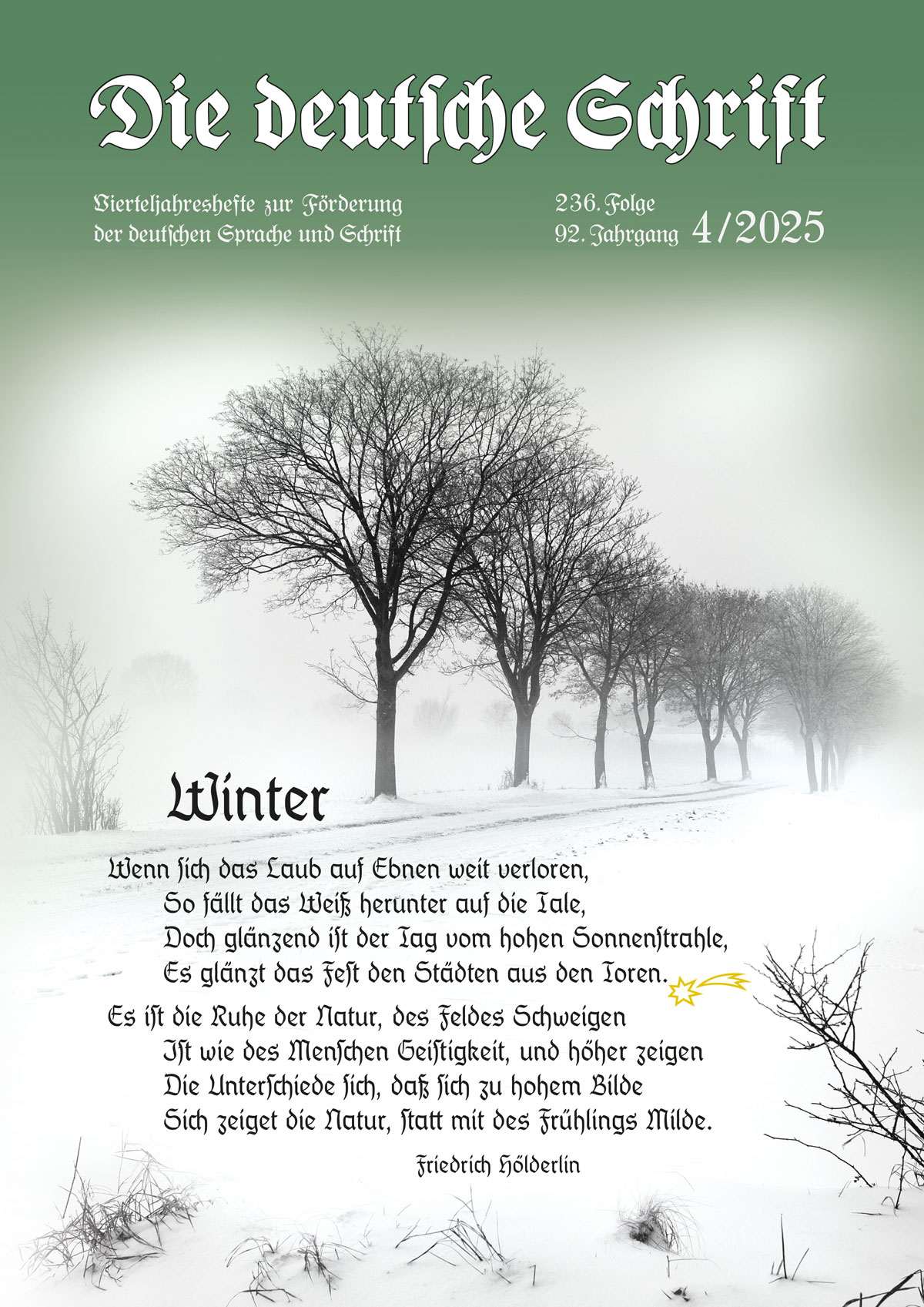 Die deutsche Schrift 4‑2025