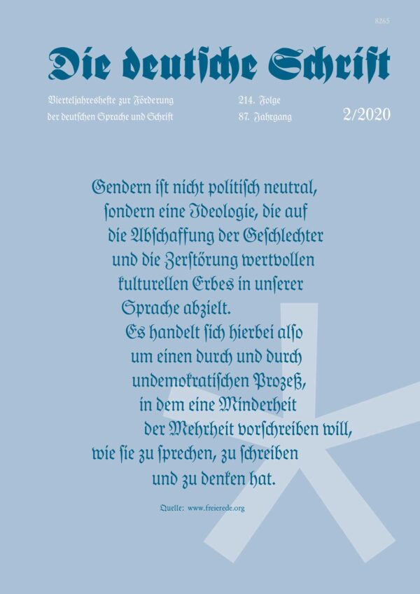 Die deutsche Schrift 2-2020